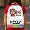 Sac à dos personnalisé pour enfants - Cadeaux de rentrée scolaire personnalisés pour enfants - L'école est mon terrain de jeu