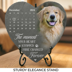 Custom Photo Loved Beyond Words, Missed Beyond Measure - Memorial Personalized Custom Heart Shaped Memorial Stone - Sympathy Gift For Pet Owners, Pet Lovers