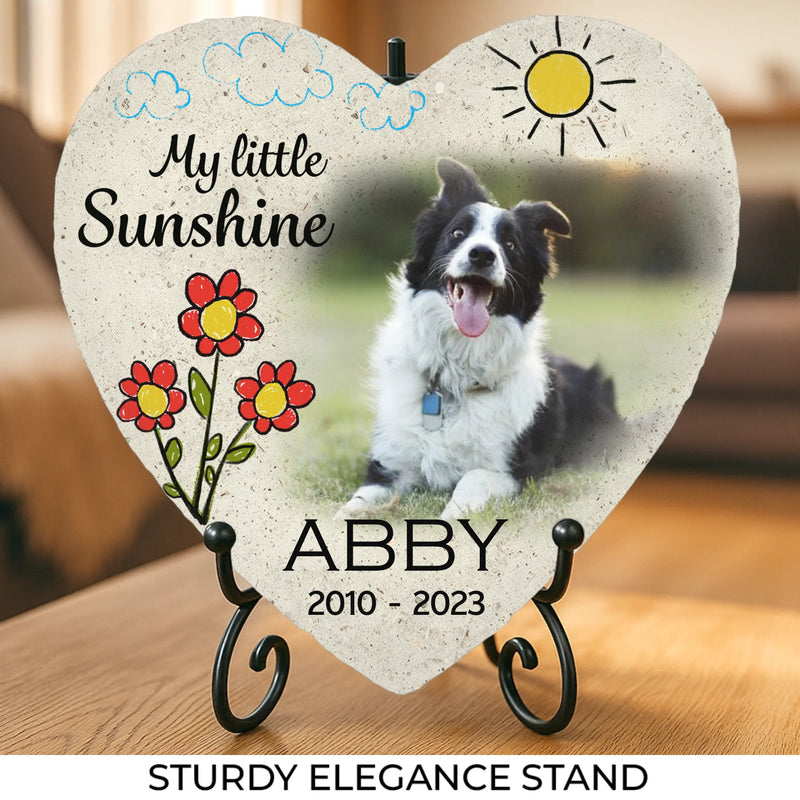 Memorial Personalized Custom Heart Shaped Memorial Stone AMZ - New Arrival, Sympathy Gift For Pet Owners, Pet Lovers