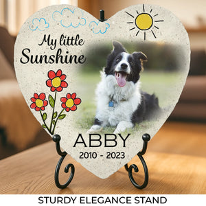 Memorial Personalized Custom Heart Shaped Memorial Stone AMZ - New Arrival, Sympathy Gift For Pet Owners, Pet Lovers