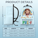 Custom Kids Backpack - Personalized Back To School Gifts For Kids - Ready To Learn Big Things