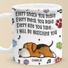 Custom 3D Inflated Effect Printed Mug - Personalized Birthday Gifts For Dog Lovers, Dog Dad And Mom - Canine Coffee Club President
