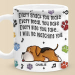 Custom 3D Inflated Effect Printed Mug - Personalized Birthday Gifts For Dog Lovers, Dad, Mom - Canine Coffee Club President