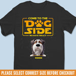 Custom Unisex T-shirt, Premium T-shirt, Hoodie - Personalized Birthday Gifts For Dog Lovers, Dog Dads, Dog Moms - Welcome To The Bark Side