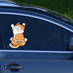 Custom RV Decal - Personalized Birthday Gifts For Cat Lovers, Cat Mom And Dad - Paw Prints And Cat Claws