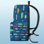 Custom Kids Backpack - Personalized Back To School Gifts For Kids - All Roads Lead To Fun