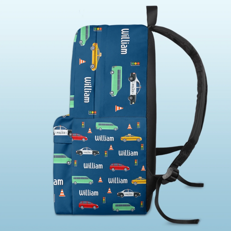 Custom Kids Backpack - Personalized Back To School Gifts For Kids - All Roads Lead To Fun