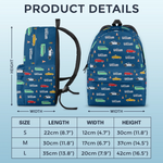 Custom Kids Backpack - Personalized Back To School Gifts For Kids - All Roads Lead To Fun
