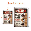 Custom Home Decor Metal Sign - Personalized  Birthday Gifts For Dog Lovers, Dog Dad And Mom - Beware Of Canine Charmers