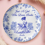 Custom Full-Print Round Jewelry Dish - Personalized Bookish Gifts For Book Lovers, Bookworms, Readers - Bookworm Vibes Only