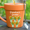 Mug en céramique personnalisé avec pot de fleurs – Cadeaux de jardinage personnalisés pour jardiniers, maman, grand-mère – Ailes différentes, amour commun – Mug avec pot de fleurs