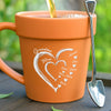 Mug en céramique personnalisé avec pot de fleurs – Cadeaux de jardinage personnalisés pour jardiniers, maman, grand-mère – L'amour grandit à chaque génération – Mug avec pot de fleurs