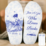 Custom Crew Socks - Personalized Bookish Gifts For Book Lovers, Bookworms, Readers - Book Lover’s Bliss
