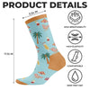 Custom Crew Socks - Personalized Retirement Gifts For Women, Men - I'm Retired