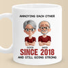 Custom Mug - Personalized Anniversary Wedding Gifts For Husband And Wife, Him And Her - Your Daily Dose Of Mischief