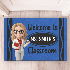 Tapis décoratif personnalisé pour salle de classe – Cadeaux de rentrée personnalisés pour enseignants – Là où les jeunes esprits grandissent