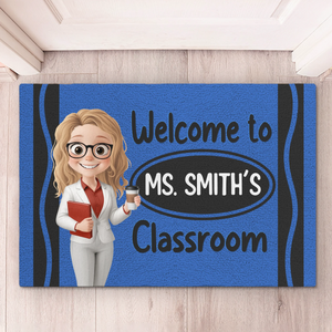 Tapis décoratif personnalisé pour salle de classe – Cadeaux de rentrée personnalisés pour enseignants – Là où les jeunes esprits grandissent