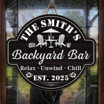 Custom Wood Sign - Personalized Summer Vacation And Travel Gifts For Women, Men, Family - Welcome To Our Backyard Paradise