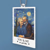 Custom Photo Acrylic Car Ornament - Personalized Anniversary Wedding Gifts For Husband And Wife, Him And Her - Forever Playful Forever In Love