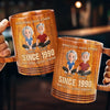 Custom Wooden Mug - Personalized Anniversary Wedding Gifts For Husband And Wife, Him And Her - Love, Laughter, And A Lifetime Of Eye Rolls