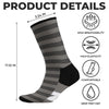 Custom Crew Socks - Personalized Anniversary Wedding Gifts For Husband And Wife, Him And Her - Snuggling Together Since