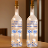 Custom Bottle Lamp - Personalized Best Friend Birthday Gifts For Women - A True Friend Is A Treasure