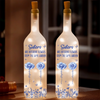 Lampe bouteille personnalisée - Cadeaux d'anniversaire personnalisés pour femmes - Les sœurs grandissent dans le même jardin de souvenirs