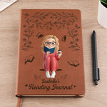 Custom Leather Journal - Personalized Bookish Gifts For Book Lovers, Bookworms, Readers - Collecting Bookish Moments
