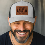 Sombrero Con Parche De Cuero Con Forma Personalizada - Regalos De Cumpleaños Personalizados Para Grandpa - Abuelo Cariñoso Siempre A Tu Lado