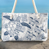 Sac de plage en toile personnalisé – Cadeaux de vacances et de voyage personnalisés pour femmes et grand-mères – Turtle Crew Needs A Nana