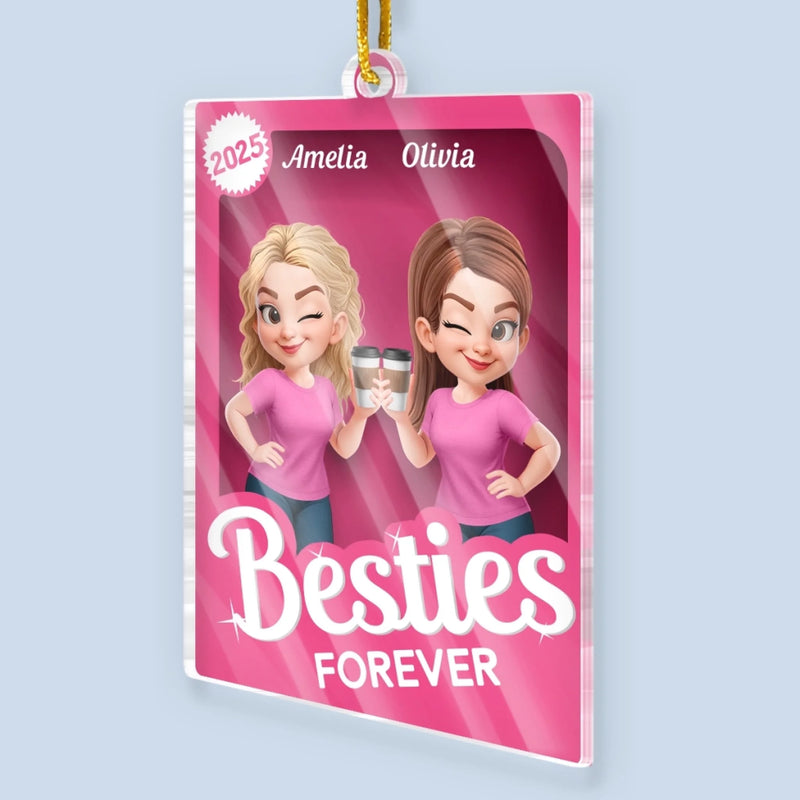 Custom Acrylic Ornament - Personalized Best Friend Birthday Gifts For Women - Sisters Forever