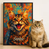 Affiche photo verticale personnalisée - Cadeaux de condoléances personnalisés pour animaux de compagnie pour chiens et chats - My Sunshine With Paws