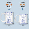 Custom Mug - Personalized Birthday Gifts For Dog Lovers, Dog Dad And Mom - Living The Pup Life