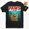 T-shirt unisexe photo personnalisé, t-shirt premium, sweat à capuche – Cadeaux d'anniversaire personnalisés pour les amoureux des chiens et des chats, les papas et les mamans de chiens, et les propriétaires de chats – Meowster Of The Deep