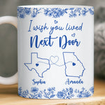 Custom Mug - Personalized Best Friend Birthday Gifts For BFF, Bestie - Distance Means So Little To The Heart