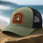 Custom Shaped Leather Patch Hat - Personalized Birthday Gifts For Dog Lovers, Dog Dad And Mom - Proud Dog Dad