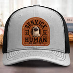 Custom Shaped Leather Patch Hat - Personalized Birthday Gifts For Dog Lovers, Dog Dad And Mom - Proud Dog Dad