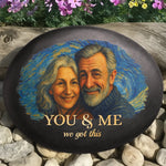 Custom Photo Printed Rock - Personalized Anniversary Wedding Gifts For Husband And Wife, Him And Her - Endless Love, Endless Us