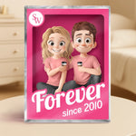 Custom Photo Rectangle Shaped Acrylic Plaque - Personalized Anniversary Wedding Gifts For Couple - My Heart Is Yours