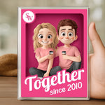 Custom Photo Rectangle Shaped Acrylic Plaque - Personalized Anniversary Wedding Gifts For Couple - My Heart Is Yours