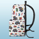 Custom Kids Backpack - Personalized Back To School Gifts For Kids - Big Wheels Bigger Dreams