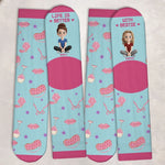Custom Crew Socks - Personalized Best Friend Birthday Gifts For Women, Besties, Sisters, BFF - Life Is Better