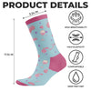 Custom Crew Socks - Personalized Best Friend Birthday Gifts For Women, Besties, Sisters, BFF - Life Is Better