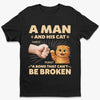 Custom Unisex T-shirt, Premium T-shirt, Hoodie - Personalized Birthday Gifts For Dog Cat Lovers, Dog Dad And Mom, Cat Owners - Forever My Feline Friend