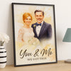 Custom Photo Vertical Poster - Personalized Anniversary Wedding Gifts For Husband And Wife, Him And Her - Our Forever Begins