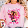 Custom Photo Unisex T-shirt, Premium T-shirt, Hoodie - Personalized Best Friend Birthday Gifts For Women, Besties, Sisters, BFF - Besties For Life Always