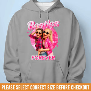 Custom Photo Unisex T-shirt, Premium T-shirt, Hoodie - Personalized Best Friend Birthday Gifts For Women, Besties, Sisters, BFF - Besties For Life Always