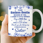 Custom Mug - Personalized Best Friend Birthday Gifts For BFF, Sisters, Bestie - Living The Bestie Life