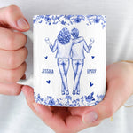 Custom Mug - Personalized Best Friend Birthday Gifts For BFF, Sisters, Bestie - Living The Bestie Life