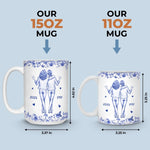 Custom Mug - Personalized Best Friend Birthday Gifts For BFF, Sisters, Bestie - Living The Bestie Life